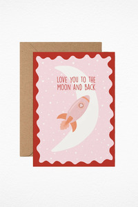 Gifts: Love you to the Moon and Back Card