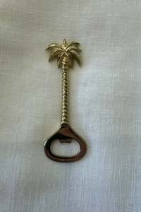 Home: Brass Bottle Opener - Palm Tree
