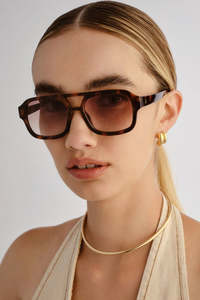 Aquarius Sunglasses - Dark Tort