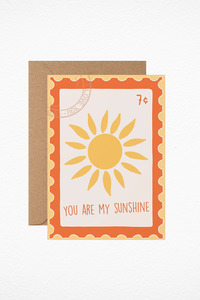 Gifts: You are my Sunshine - Greeting Card