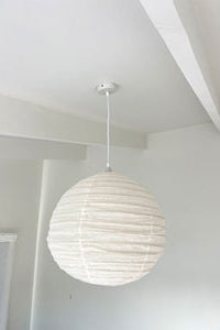 On Sale: Linen Shade - White Round 60cm