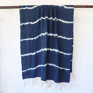 Throws: Navy Blue Throw