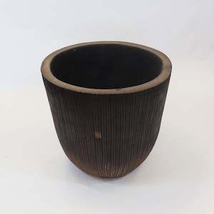Carved Palm Pot