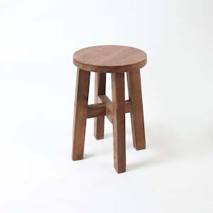 Stools: Old Original Java Teak Stool