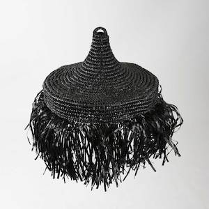Textured Light Shade with Tassels