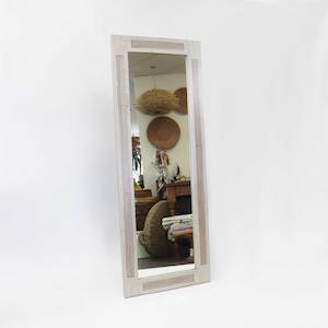 Mirrors: Teak & Bamboo Inlay Mirror