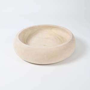 Bowls: Bleached Wooden Bowl