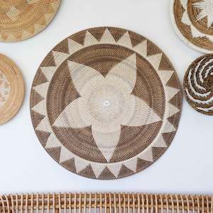 All: Taupe & Cream Patterned Wall Art