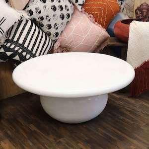 All: White Terrazzo Round Coffee Table