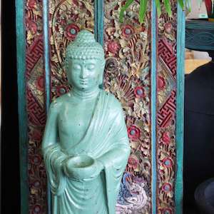 All: Green Standing Buddha