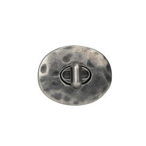 Hammered Turn Lock Clasps
