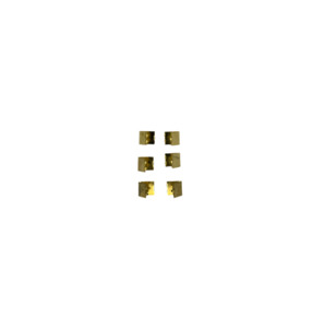 Corners Ornaments: End-Tip Clip Gold (100pcs/Pack)