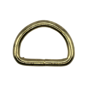 Dee Rings O Rings Rectangles Triangles: Heavy Duty Welded Dee (Gold)