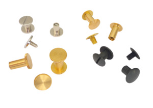 Rivets: Dome Inter Screw (Assorted Sizes)