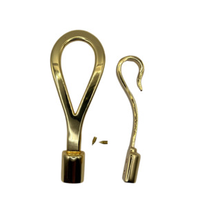 Hooks: Round Cord Gold Clasp