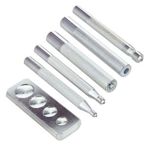 Deluxe Snap Setter & Anvil 6 Pcs Set