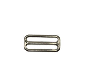 Slides: Oblong Strap Slide Nickel Plated