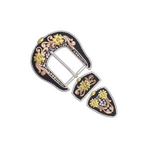 Crystal Canyon 3 Pcs Buckle Set, 38MM (1-1/2"), Multi-Colour