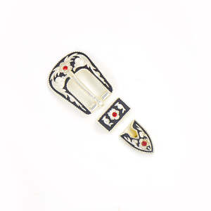 Ruby Canyon 3 Pcs Buckle Set, 10MM (3/8"), Multi-Colour