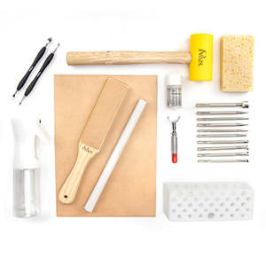 Hand Tool Bundle Sets: Leather Carving Starter 21 Pcs Set
