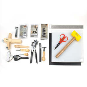 Hand Tool Bundle Sets: Leather Workshop Starter 18 Pcs Set
