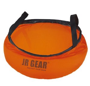 JR Gear Foldable Washing Basin, 10 Ltr, Orange
