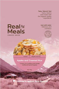 Freeze Dried Meals: Real Meals Apples & Creamed Rice
