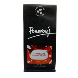 Pomeroys Coffee Tea: Pomeroys Chocolate Coffee Beans, 200g