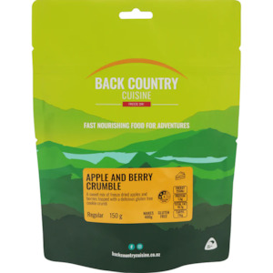 Essential Food: Back Country Cuisine Apple & Berry Crumble - Regular