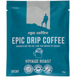 Coffee Tea: Epic Voyage Roast (Decaf) 10pk Drip Coffee