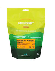 Essential Food: Back Country Cuisine Strawberry Ambrosia Dessert