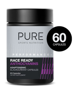 Health Supplements: PURE Performance + Race Ready Anthocyanins - 60 Capsules