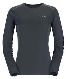 Rab Women's Force LS Tee Beluga - Size 12