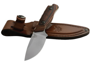 Hunting Knives: Benchmade Hidden Canyon Hunter | Stabilized Wood | Drop-point