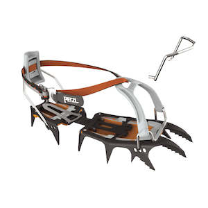 Mountaineering Gear For Snow Ice: Petzl Sarken Leverlock Universal 12Pt Crampons