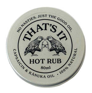 First Aid Survival: That's It Hot Rub 80ml