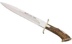 Hunting Knives: Muela Alcaraz 19S Crown Stag 19cm Knife