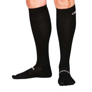 Clothing: Creepers Merino Toe Socks - Over The Calf Length