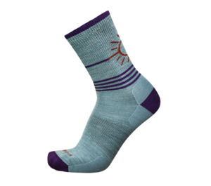 Point6 Merino Rising Sun III Ultra Light 3/4 Crew Sock