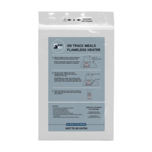 Freeze Dried Meals: On Track Meals - Flameless Heater Bags x5