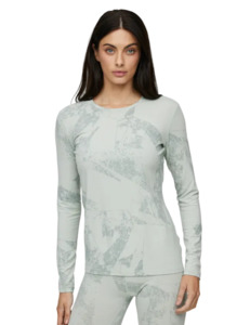 Le Bent Womens Fractal Midweight Crew