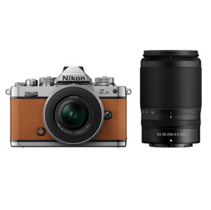 Cameras: Nikon Z FC Amber Brown with Nikkor Z DX 16-50mm VR Silver & 55-250 VR Black