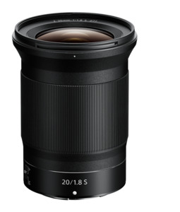 Lenses: Nikon Nikkor Z FX 20mm F1.8 S-Line Lens