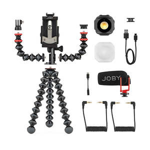 Tripods Supports Gimbals: Joby GorillaPod Advanced Mobile Vlogging Kit
