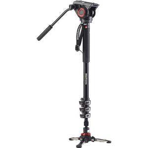 Monopods: Manfrotto XPRO Video Monopod with Fluid Head & Fluidtech Base