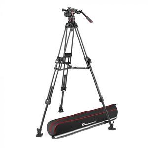 Video Tripods: Manfrotto Nitrotech 612 with 645 Fast Twin Carbon Tripod