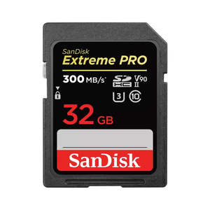Data Storage: SanDisk Extreme Pro UHS-II SD Card
