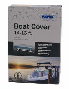 Tarps Covers: Polytuf Boat Cover Silver