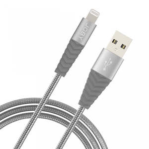 Cables Chargers Adapters: Joby Charge Sync Lightning Cable 3M Space Grey