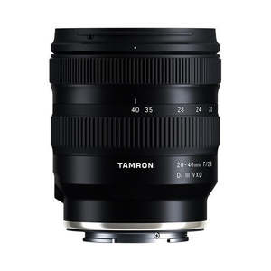 Lenses: Tamron 20-40mm F2.8 Di III VXD Lens